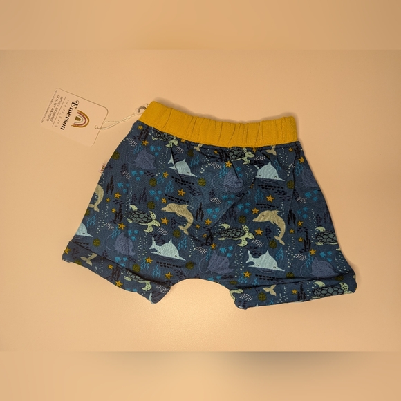 NWT Emerson and Friends 0-3 Months Boy Shorts Ocean Friends - Picture 2 of 6